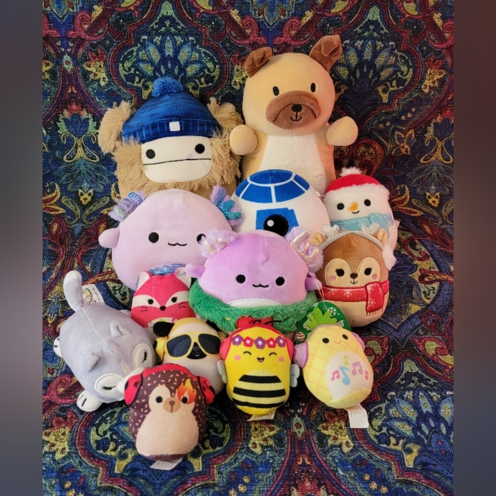 Squishmallows Lot of 13 Benny Svenja